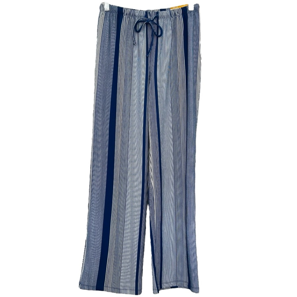 Bettina Star NWT Women’s Striped Wide Leg Pull On Pants  Sz‎ S